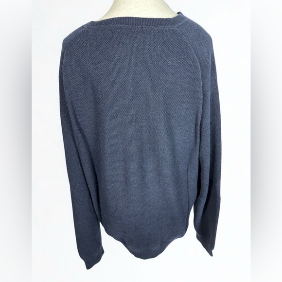 Talbots Men's V-Neck Sweater - Charcoal - Picture 2 of 4